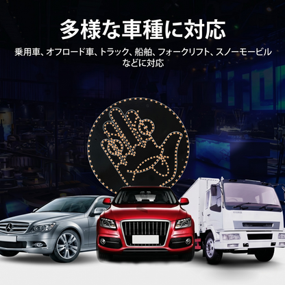 Kurubo™ 車用LEDジェスチャーパネル 🚗✨