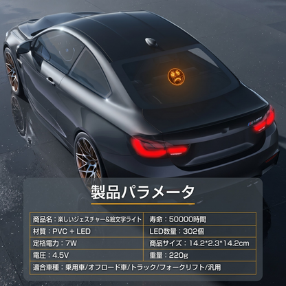 Kurubo™ 車用LEDジェスチャーパネル 🚗✨