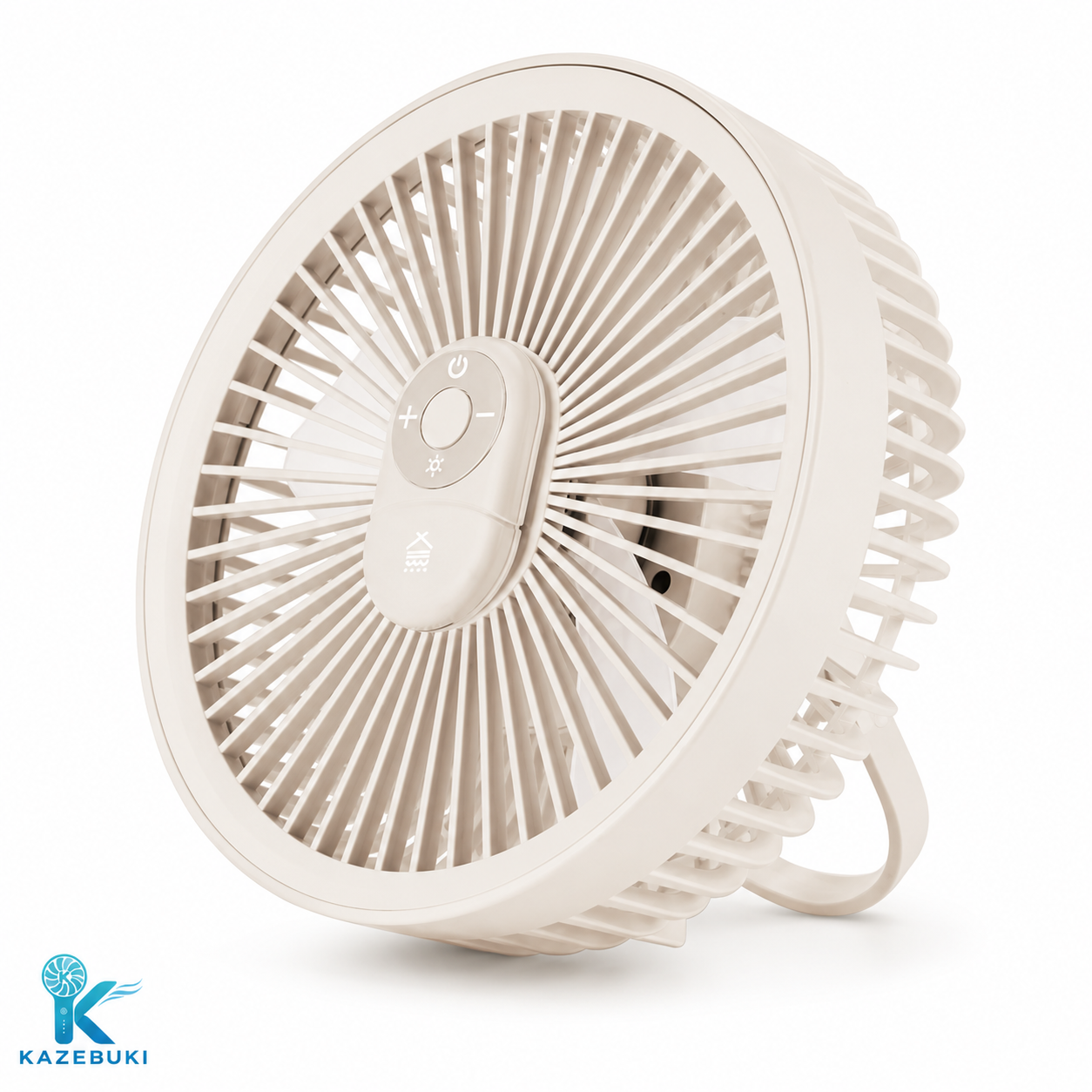 Kazebuki™ 3WAYミニ扇風機 LEDライト付き 🌿✨